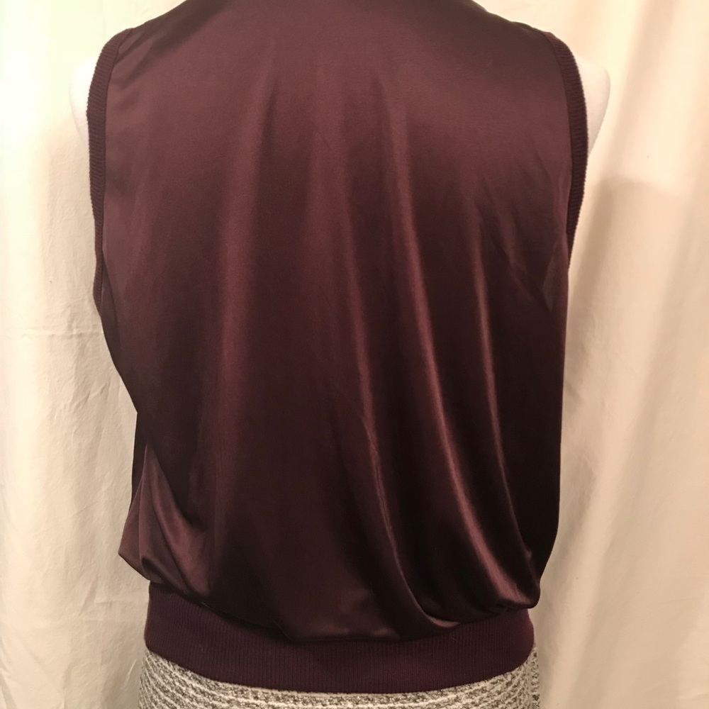 Adrianna Papell Maroon Dressy Top - Picture 6 of 8